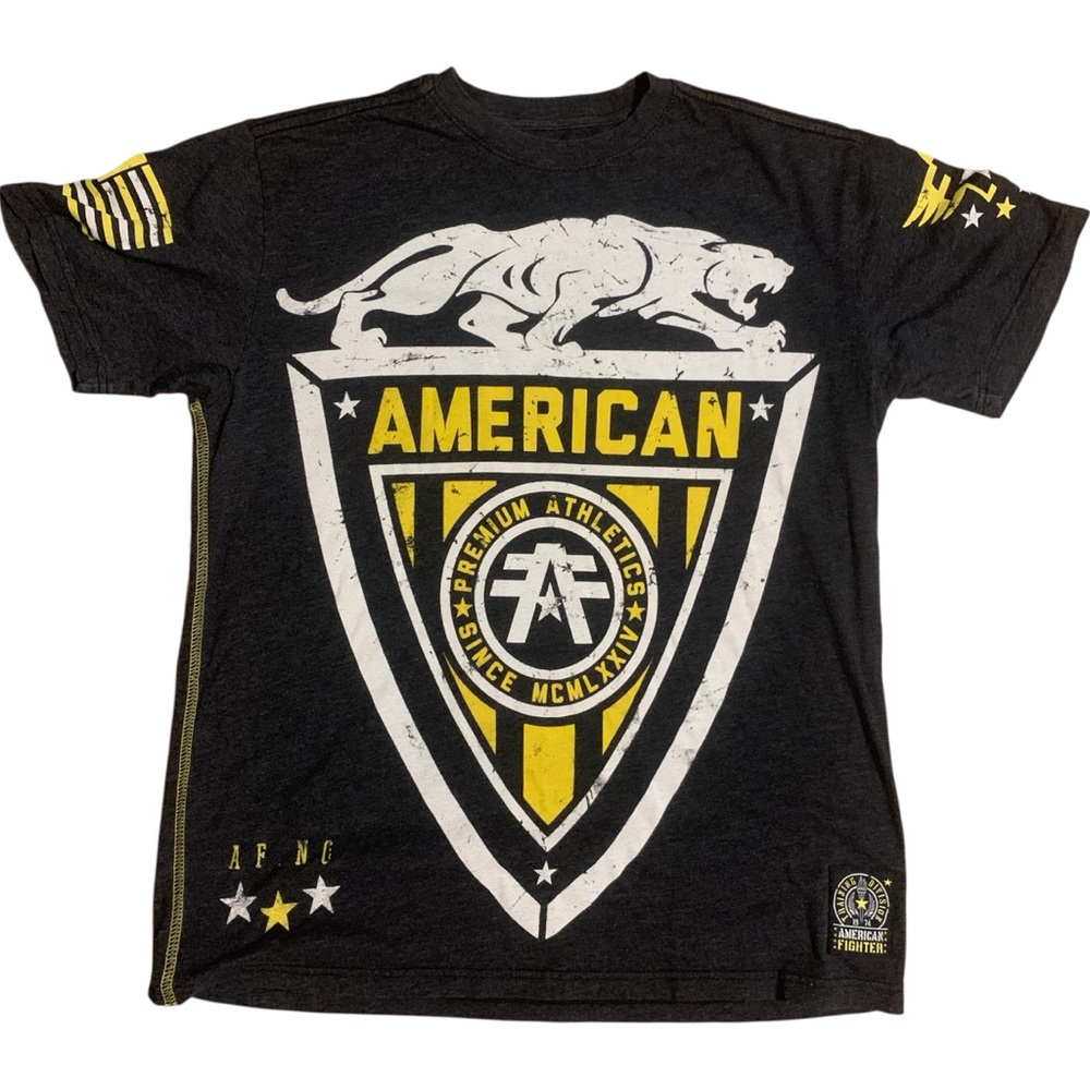 American Fighter Graphic‎ Tee Men’s Large Short Sleeve Affliction